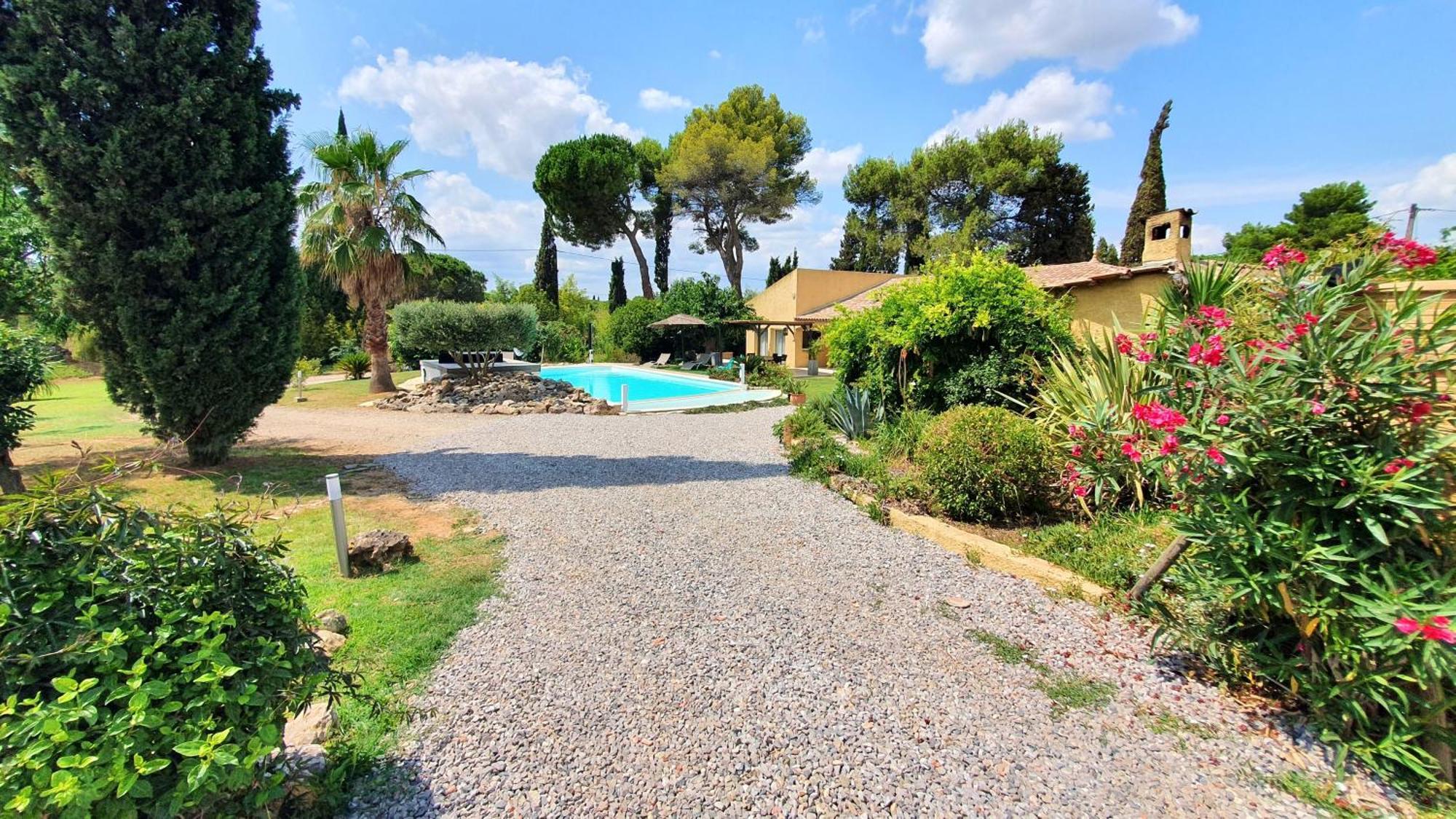 Villa Spacieuse A Beziers Avec Piscine Privee Et Jacuzzi 외부 사진