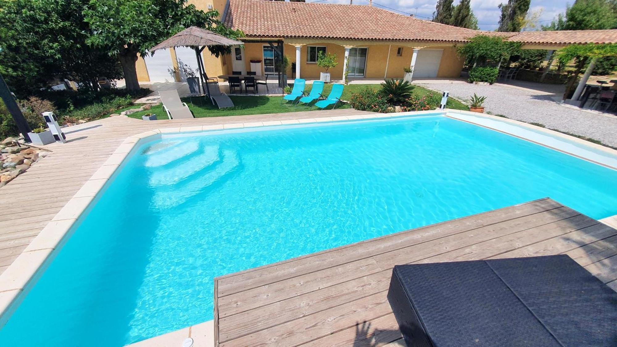 Villa Spacieuse A Beziers Avec Piscine Privee Et Jacuzzi 외부 사진